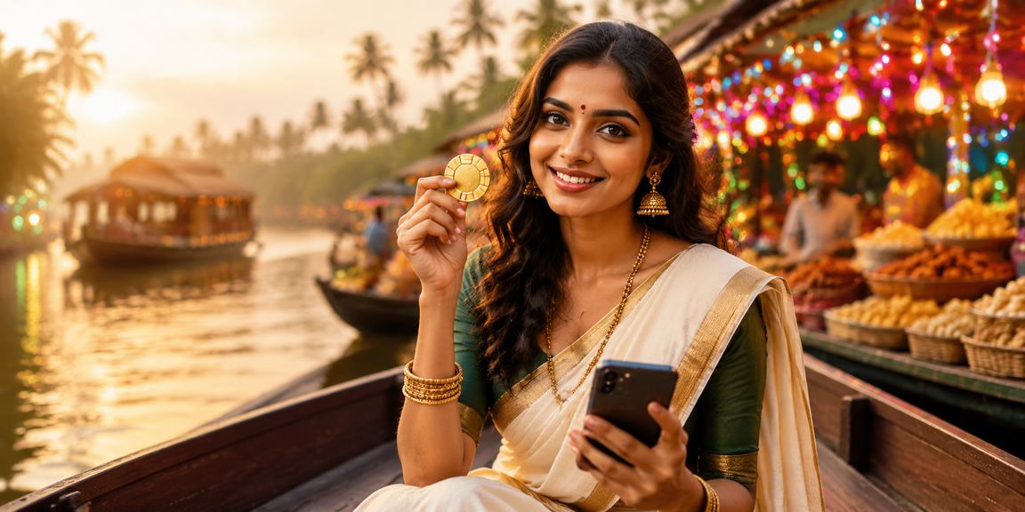 Kerala mobile user enjoying seamless betting experience
