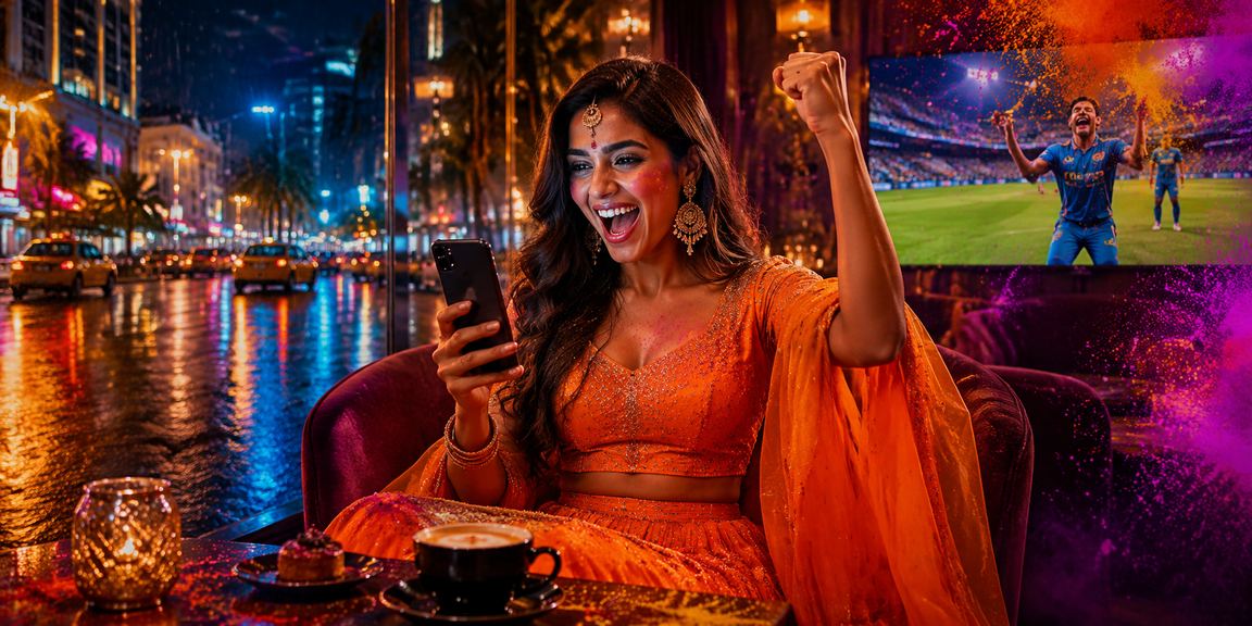 Mumbai VIP members enjoying exclusive bonuses during Holi